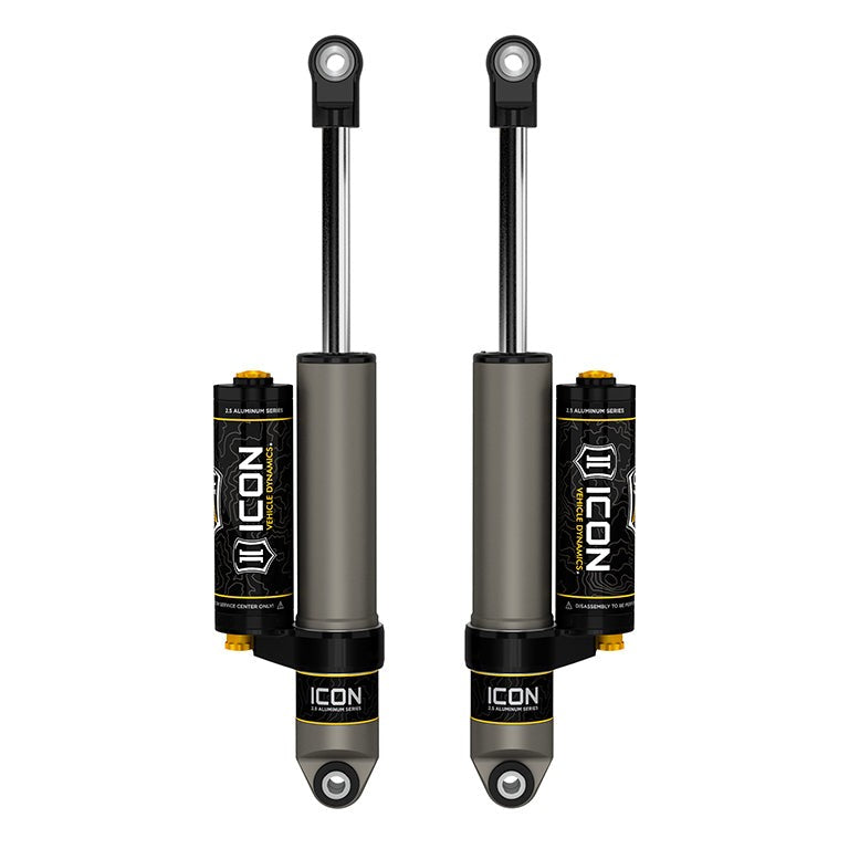 ICON V.S. 2.5 Aluminum Rear Piggyback Shocks with CDCV for 2019-2026 Silverado 1500 / Sierra 1500 — image 1