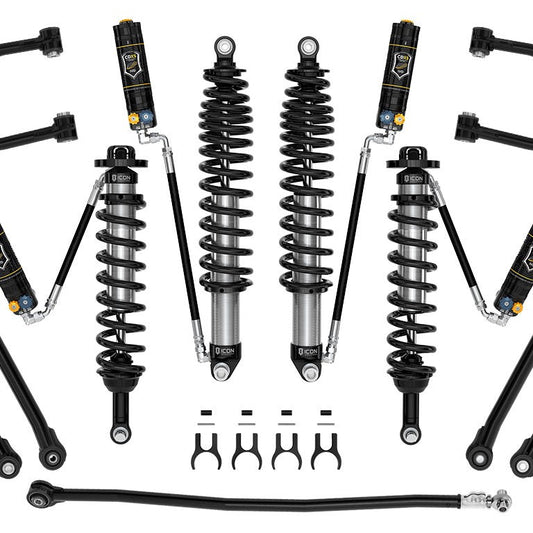 ICON Stage 7 CDXS Tubular Suspension System for 2021-2026 Ford Bronco Non-Sasquatch 3-4" Lift Heavy Rate Rear Springs — image 1