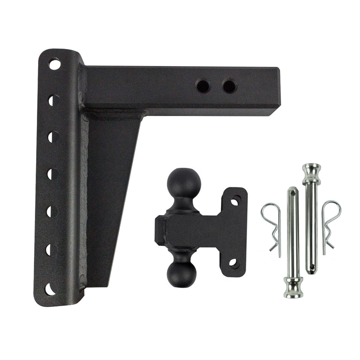 BulletProof Hitches Heavy Duty 2.0" Shank 8" Drop Rise Tow Hitch — image 2