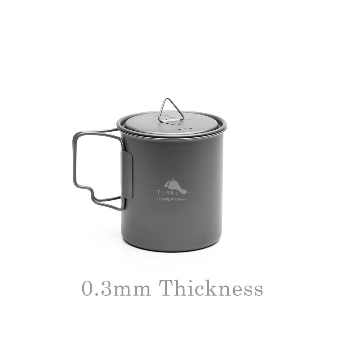 TOAKS Ultralight Titanium 450ml Cup with Lid — image 1