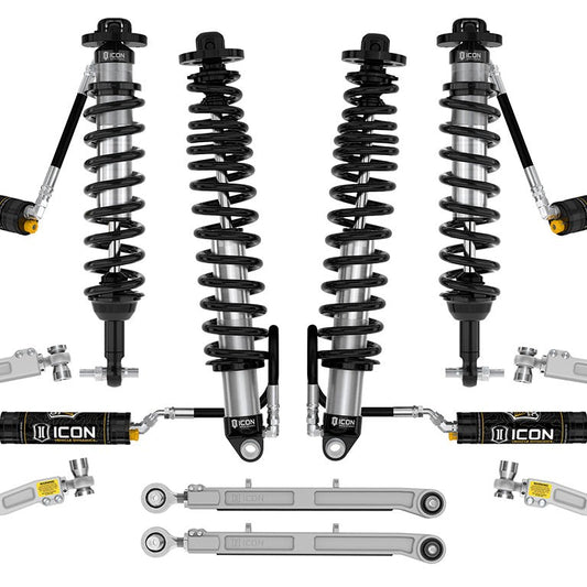 ICON Stage 6 Suspension System 2021-2026 Ford Bronco Sasquatch CDCV Billet 2-3" Lift Heavy Rate Rear Springs — image 1