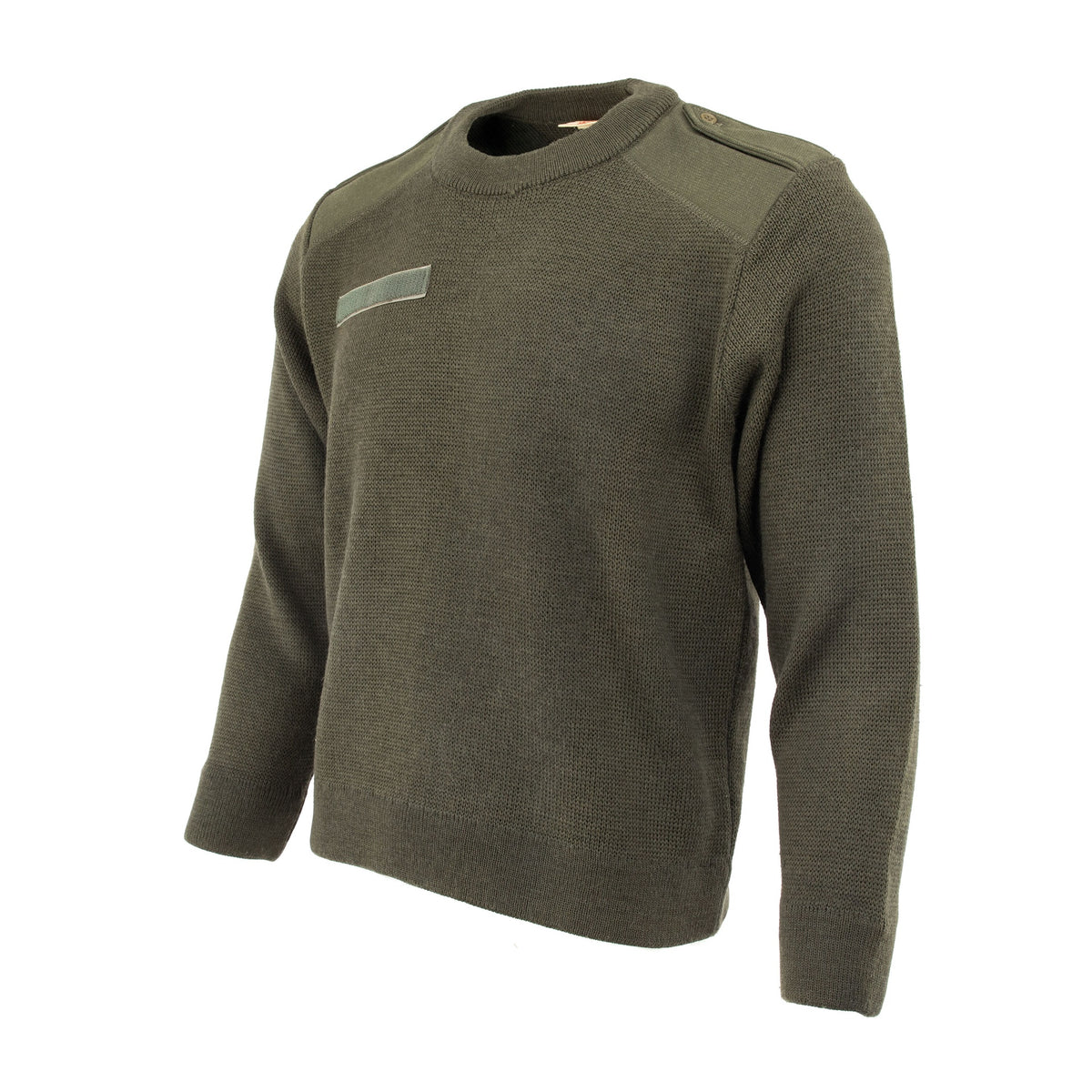 French Army OD Wool Commando Sweater | Unissued