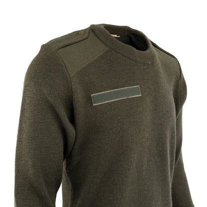 French Army OD Wool Commando Sweater | Unissued