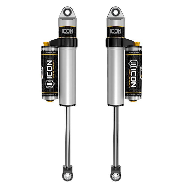 ICON V.S. 2.5 Rear Piggyback Reservoir CDCV Shocks for 2016-2023 Nissan Titan XD — image 1