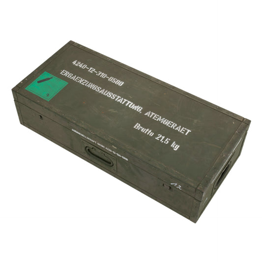 German Wooden Oxygen Bottle Transport Box | Issued