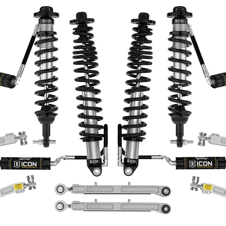 ICON Stage 5 Billet Suspension System for 2021-2026 Ford Bronco Non-Sasquatch 3-4" Lift Heavy Rate Rear Springs — image 1