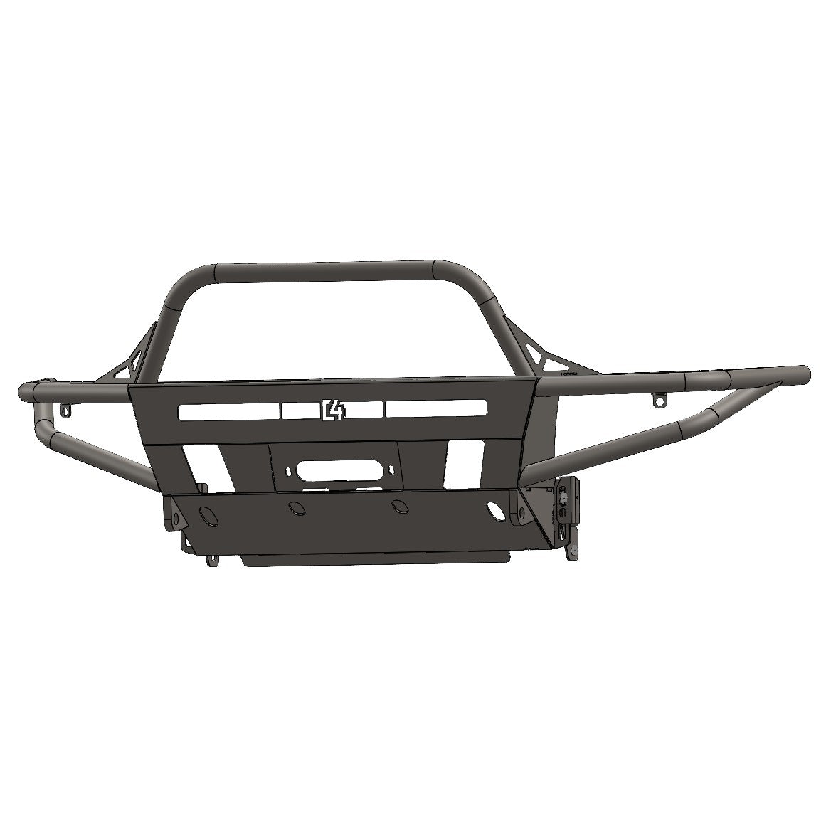 Digital rendering of the C4 Hybrid bumper for the early 4th Gen 4Runner with turn signal mounting points in the wings.
