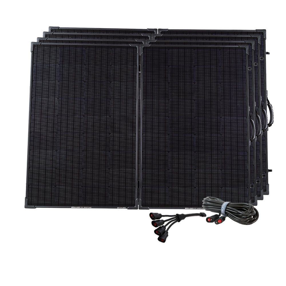 Goal Zero Boulder 200 Briefcase Solar Panel Bundle (4-Pack) — image 1