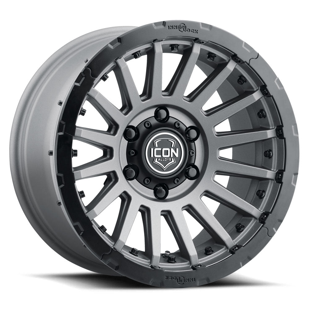 ICON Alloys Recon Pro 17x8.5 8x6.5 +13mm Charcoal Wheel — image 1