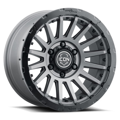 ICON Alloys Recon Pro 17x8.5 8x6.5 +13mm Charcoal Wheel — image 1