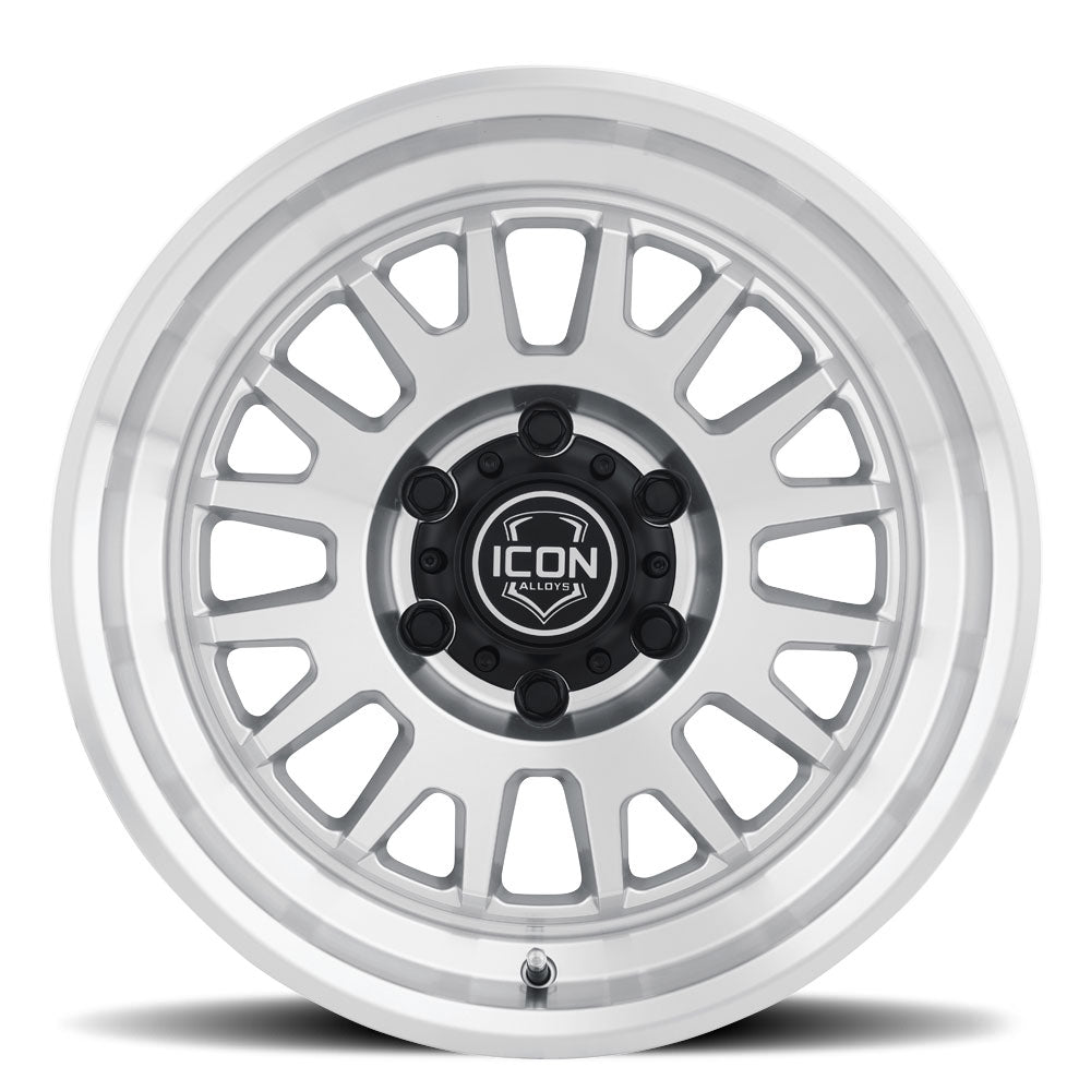 ICON Alloys Anza 17x8.5 6x135 +6mm Silver Machined Wheel — image 2