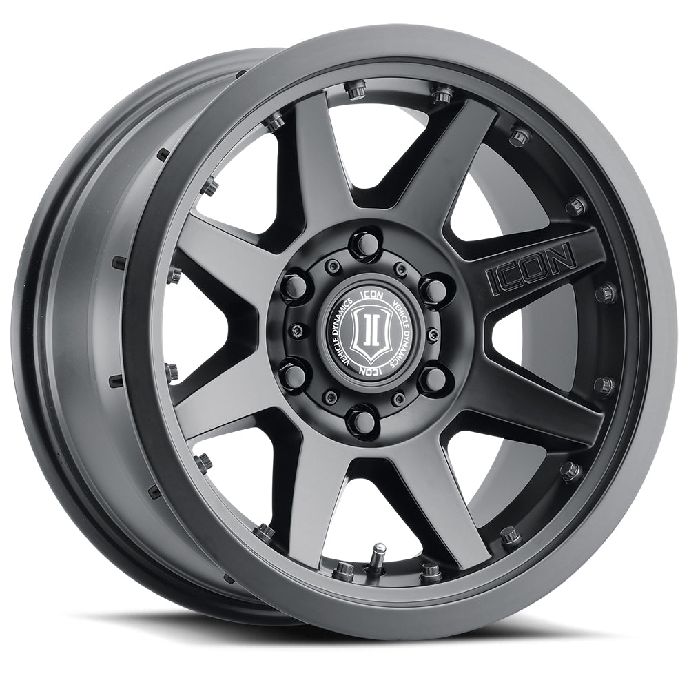 ICON Alloys Rebound Pro 17x8.5 5x5.5 0mm Satin Black Wheel — image 1