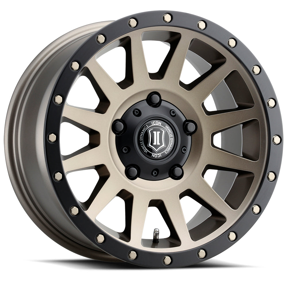 ICON Alloys Compression 17x8.5 5x150 +25mm Bronze Wheel — image 1