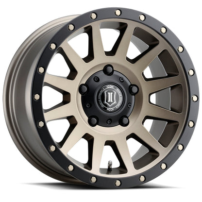 ICON Alloys Compression 17x8.5 5x150 +25mm Bronze Wheel — image 1