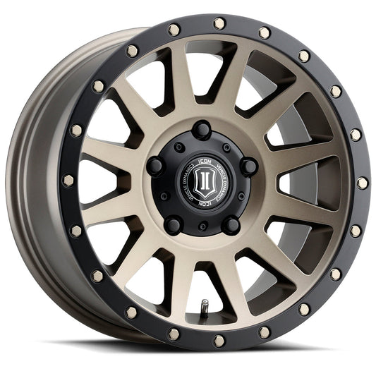 ICON Alloys Compression 17x8.5 5x150 +25mm Bronze Wheel — image 1