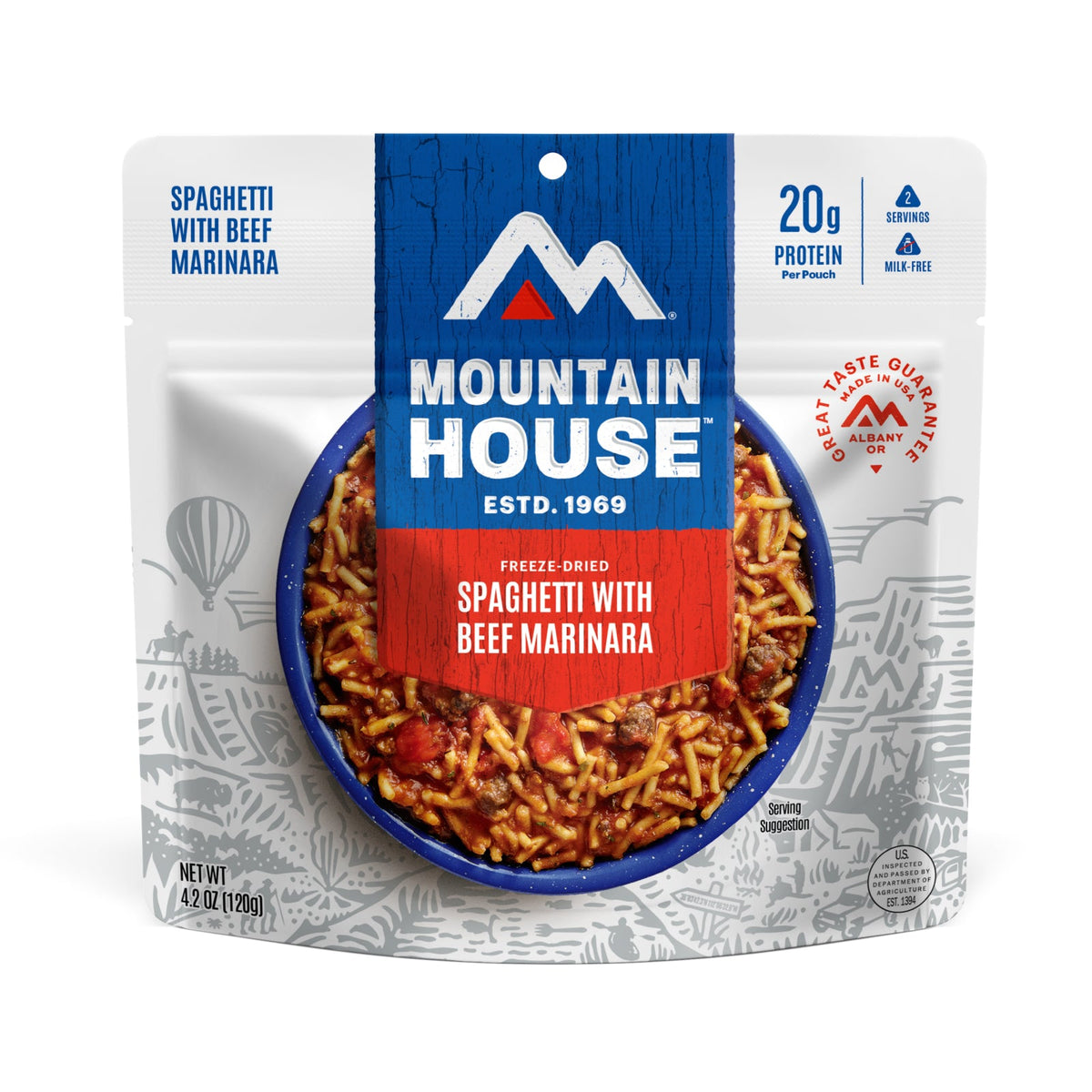 55120 Classic Spaghetti with Meat Sauce Adventure Meal Pouch