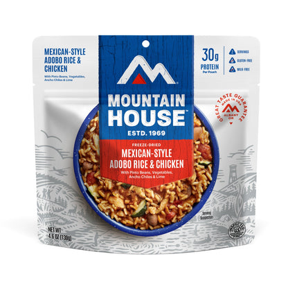 55176 Mexican Adobo Rice and Chicken Adventure Meal Pouch