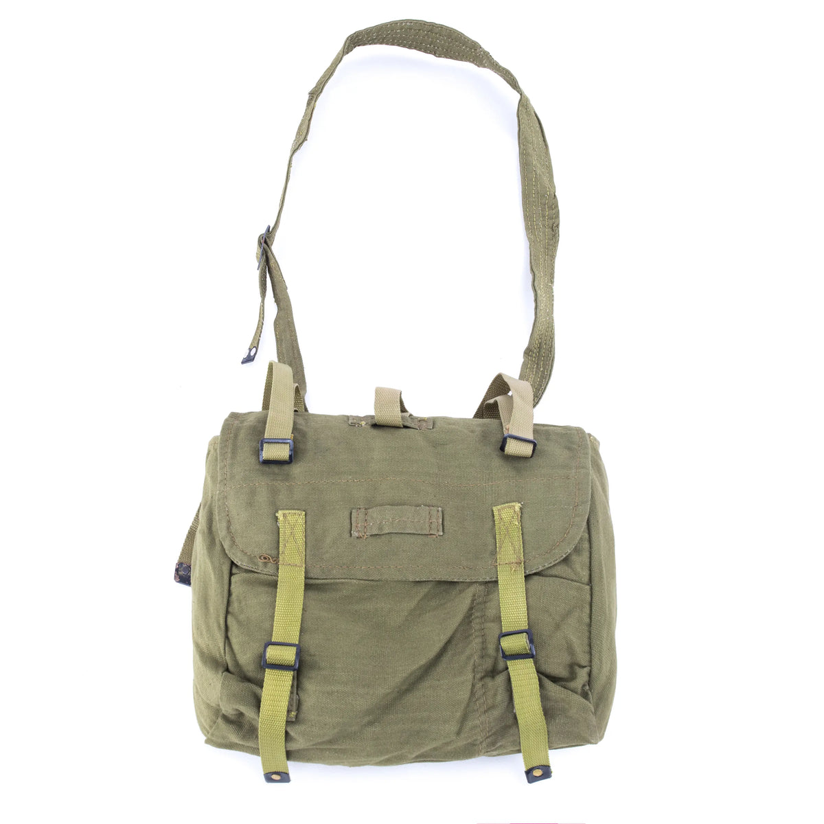 Czech Army Canvas Shoulder Bag | Assorted OD | Issued