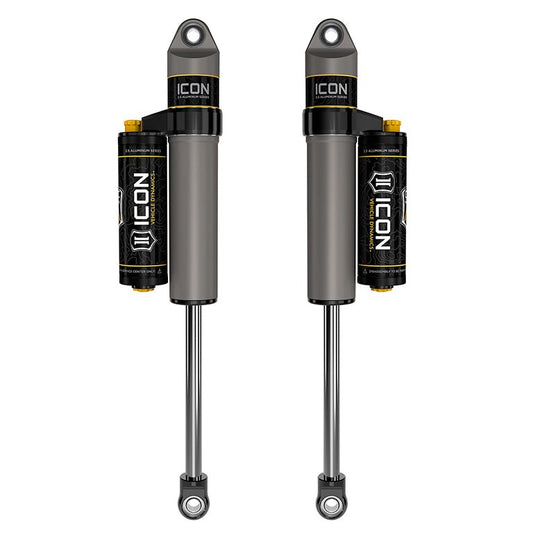 ICON V.S. 2.5 Aluminum Piggyback Rear Shocks for 2021-2026 Ford F-150 4WD and Tremor — image 1