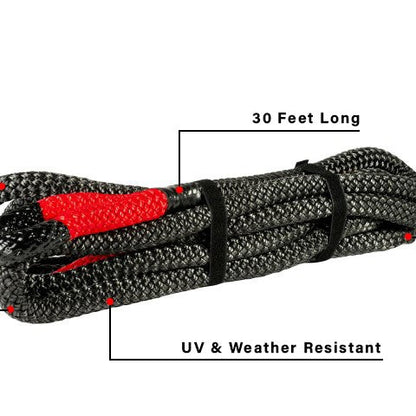 BulletProof Hitches Extreme Duty 1-1/4" x 30 ft Kinetic Recovery Rope — image 3