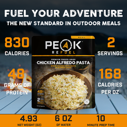 Peak Refuel Chicken Alfredo Freeze-Dried Meal — image 3