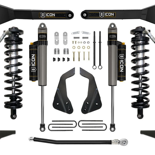 ICON Vehicle Dynamics 2005-2007 Ford F-250/F-350 4-5.5 Inch Lift Stage 4 Coilover Conversion with Radius Arm — image 1