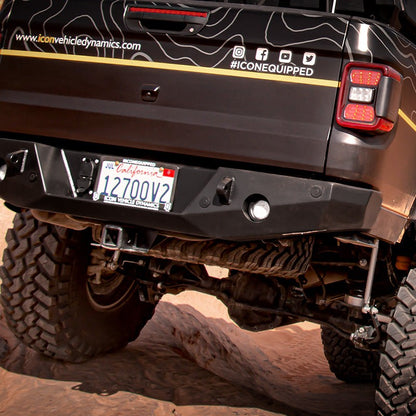 ICON Impact Pro Series Rear Bumper for 2020-Up Jeep Gladiator JT — image 3