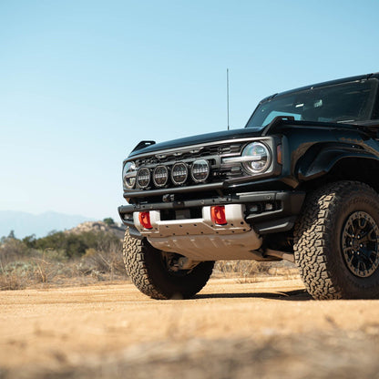 7 inch halo lights installed on the Ford Bronco Tube Push Bar
