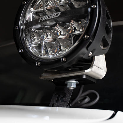 5th Gen Toyota 4Runner Ditch Light Brackets, cut Rago log and Rigid 360 light
