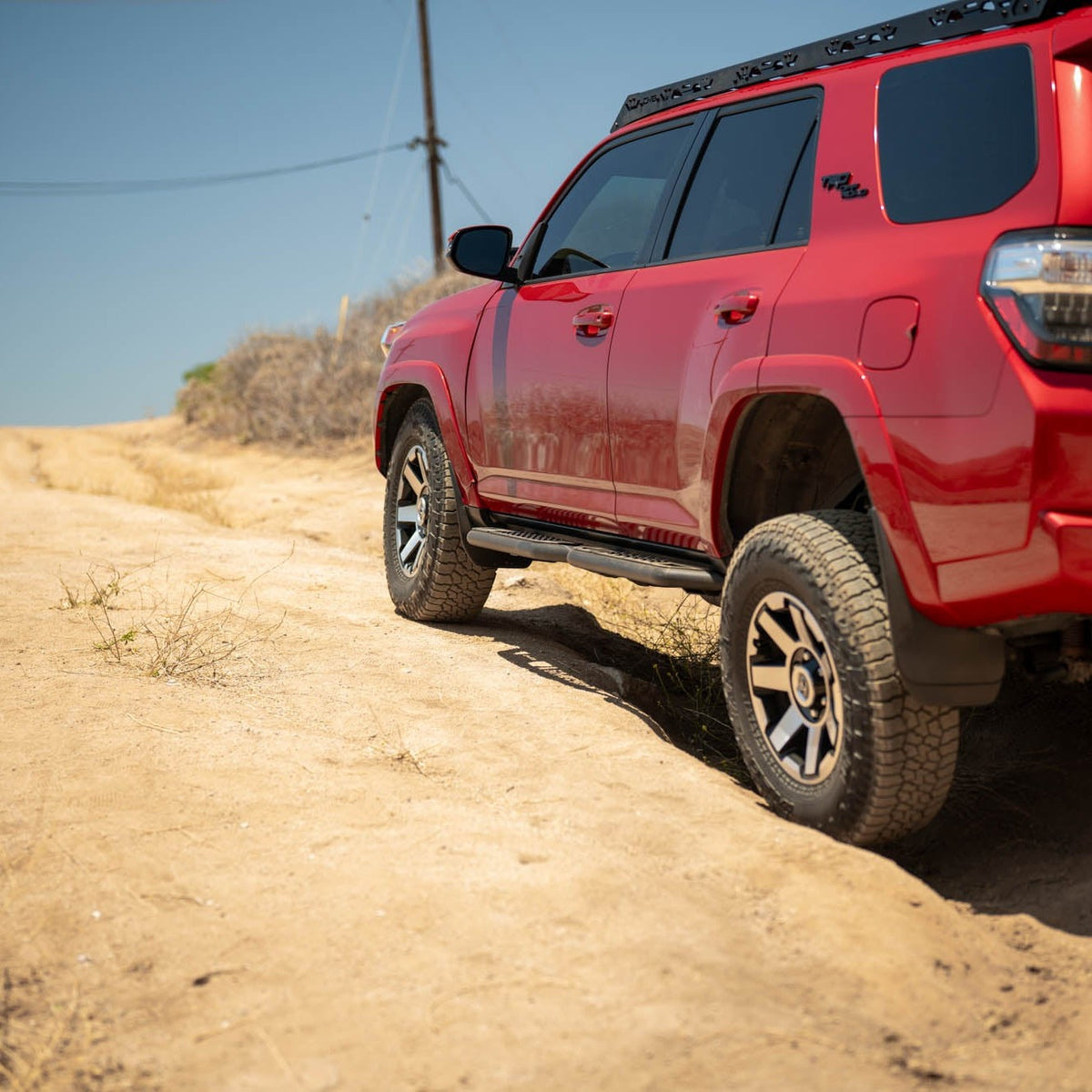 on the trail with OE Plus Side Steps for the 2010-2024 Toyota 4Runner