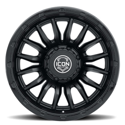 ICON Alloys Cajon 20x9 8x180 +12mm Double Black Wheel — image 2