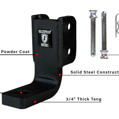 BulletProof Hitches Light Duty Drop Tang Ball Mount Attachment — image 6