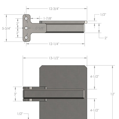 BulletProof Hitches Flat Plate Hitch Attachment — image 5