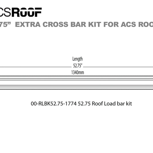 ACS ROOF PLATFORM RACK - Extra Load Bar Kit - Leitner Designs