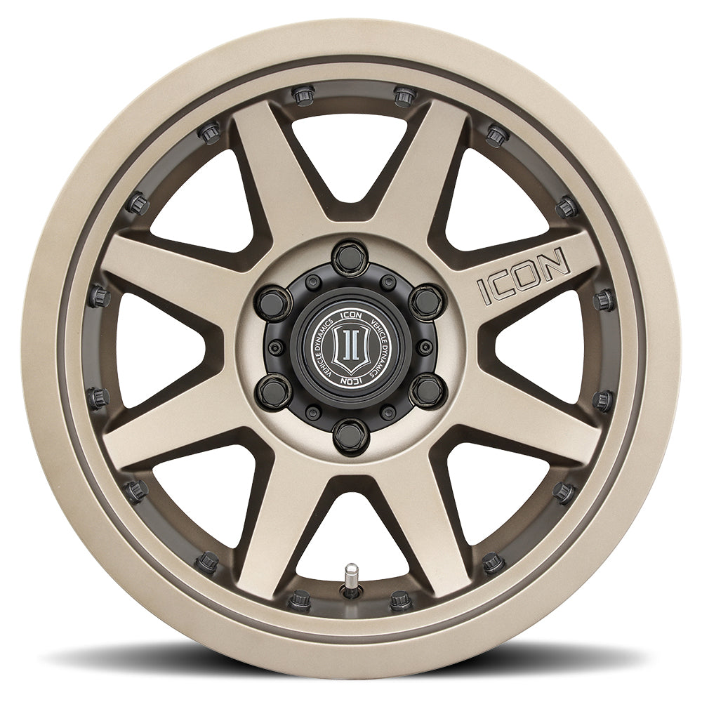 ICON Alloys Rebound Pro 17x8.5 5x150 +25mm Bronze Wheel — image 5