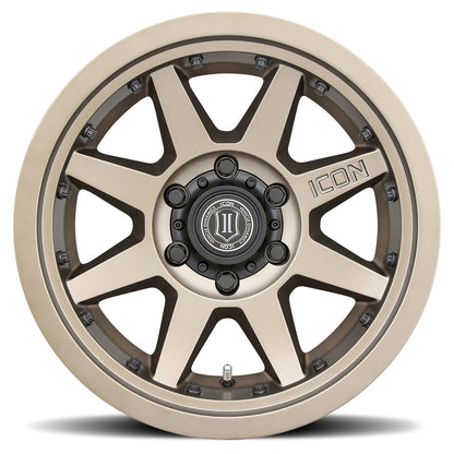 ICON Alloys Rebound Pro 17x8.5 5x150 +25mm Bronze Wheel — image 5