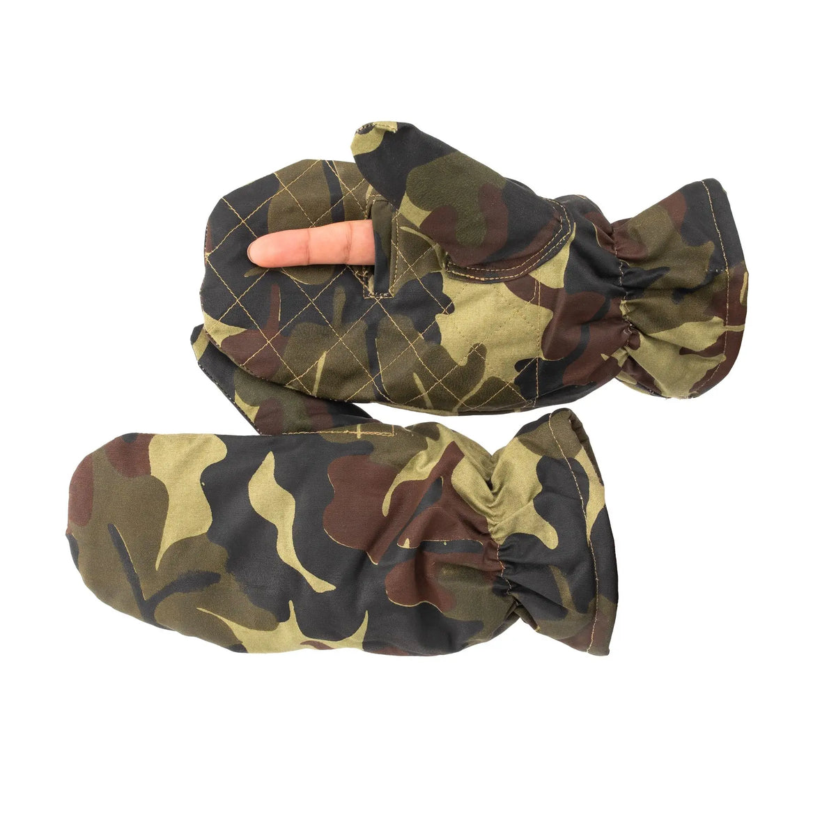Romanian "Oak Leaf" Camo Trigger Mittens | Unissued