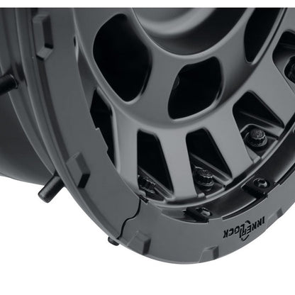 ICON Alloys Hammer PRO 17x8.5 5x150 +25mm Satin Black Wheel — image 3