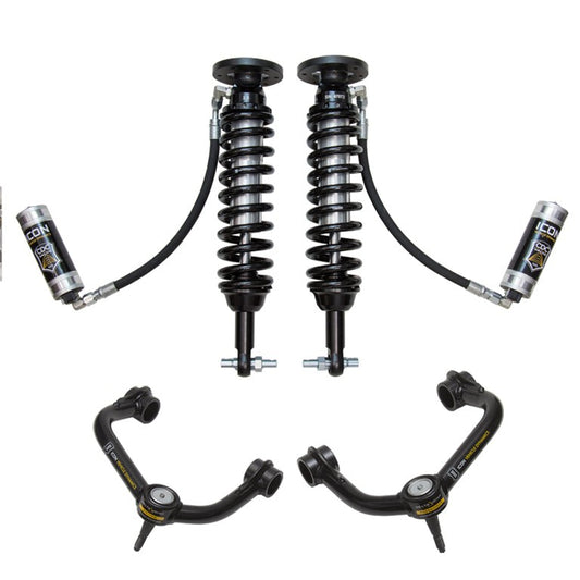 ICON Stage 4 Suspension System for 2014 Ford F-150 2WD, 1.75-2.63" Lift, Tubular — image 1