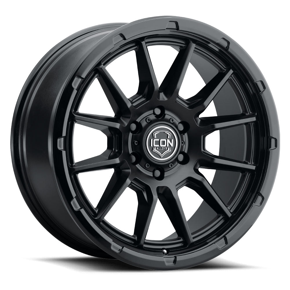 ICON Alloys Cajon 20x9 5x150 +16mm Double Black Wheel — image 1
