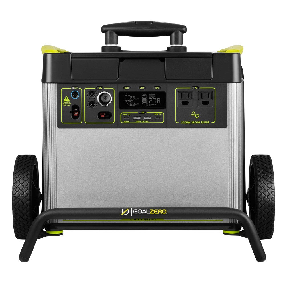 Goal Zero Yeti 3000X Power Station with Four Boulder 200 Solar Panel Briefcases — image 3