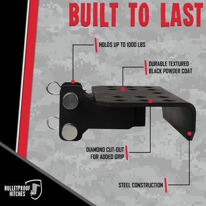 BulletProof Hitches Hitch Step Attachment 1,000 lb Rated — image 2
