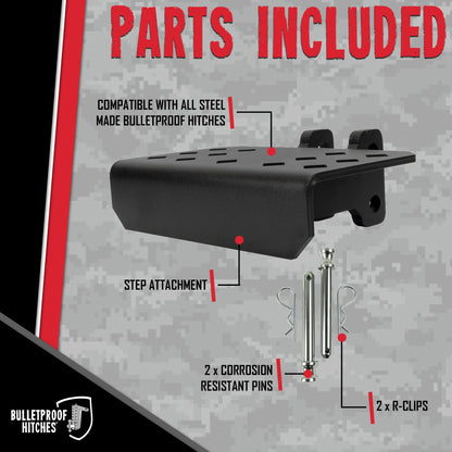 BulletProof Hitches Hitch Step Attachment 1,000 lb Rated — image 4