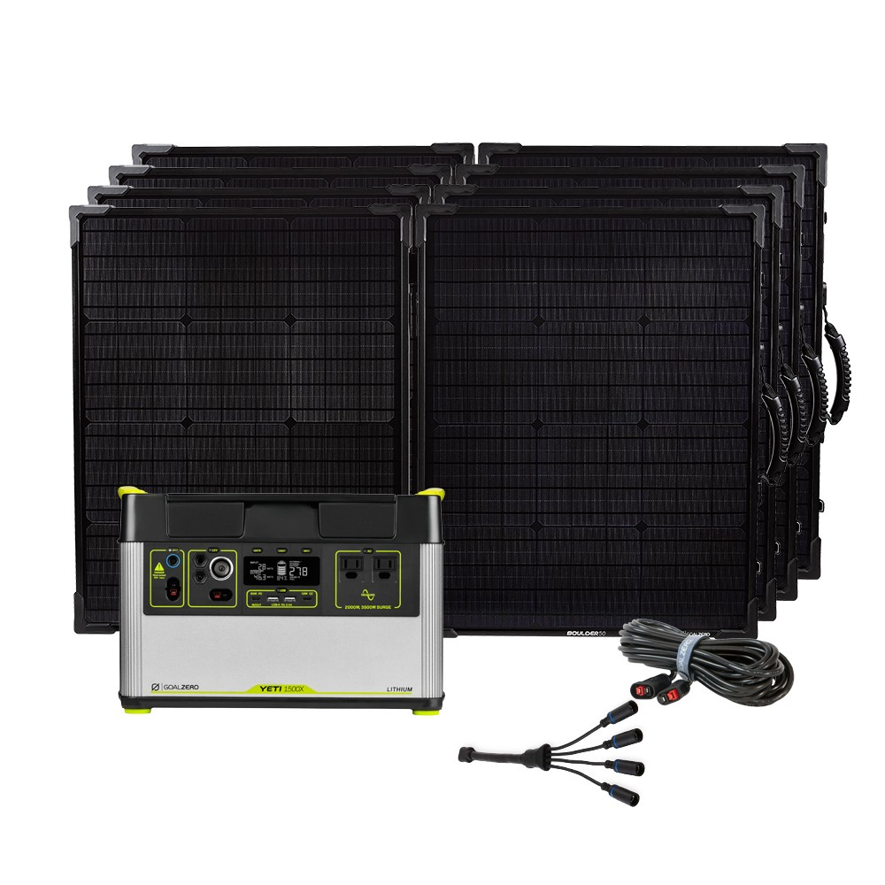 Goal Zero Yeti 1500X Power Station with Boulder 100 Briefcase Solar Panel Kit — image 1