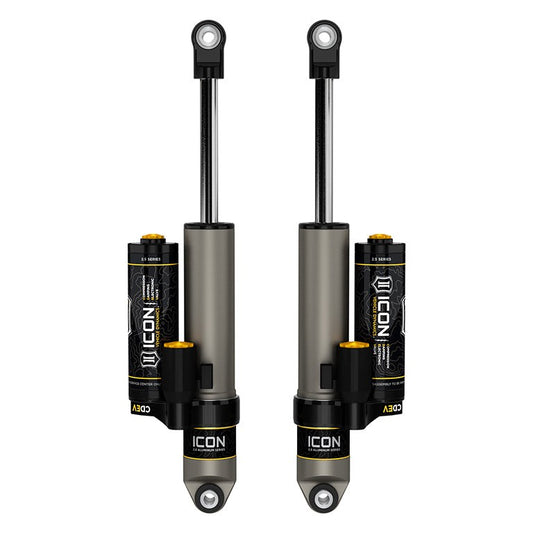 ICON V.S. 2.5 Rear Piggyback Shocks with CDEV for 2019-2026 Silverado 1500/Sierra 1500 — image 1