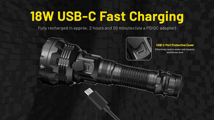 Nitecore P40 3171 Yards Ultra Long Throwing Rechargeable LEP Flashlight