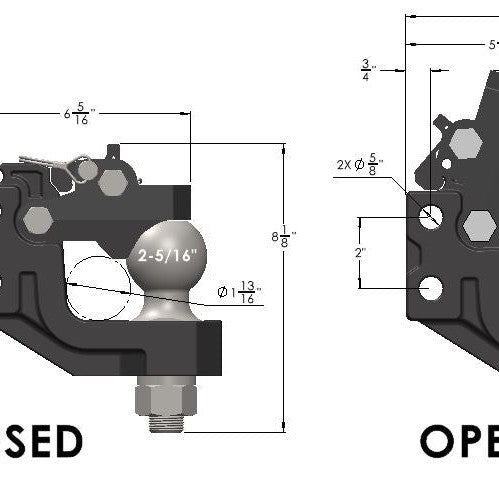 BulletProof Hitches Old School Pintle Attachment Black — image 3