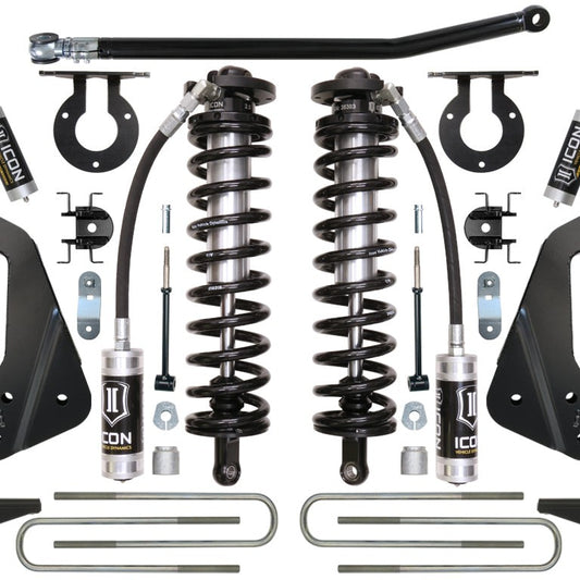 ICON Vehicle Dynamics 2005-2010 Ford F-250/F-350 4-5.5 Inch Lift Stage 1 Coilover Conversion System — image 1