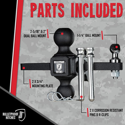 BulletProof Hitches Medium Duty Sway Control Dual Ball Mount — image 5