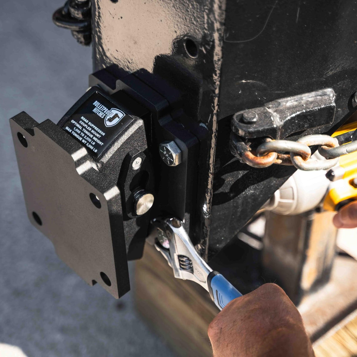 BulletProof Hitches Road Suppressor Flat Plate to Flat Plate Mount — image 4